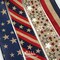 Rustic Patriotic Ribbon Wired,4 Rolls Stars and Stripes Burlap Ribbon, Patriotic Ribbon for Crafts,Wreaths,4th of July Big Bow,Party Decoration